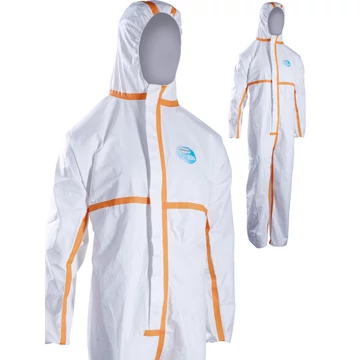 Singer | Egyszer használatos overál mikropórus polipropilén nem szőtt szövet. Type 4,5,6 L-2XL