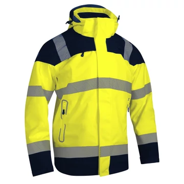 Singer | Jól láthatósági Parka sárga kabát, kombinálható COGREMIA/O mellényel S-4XL