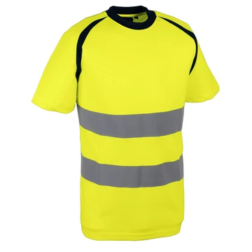 Singer | Jól láthatósági kereknyakú póló 150gm2, sárga-kék S-4XL