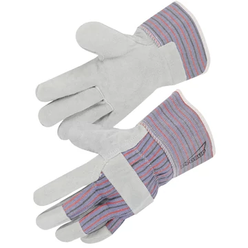 Docker marha hasítottbőr vászon kesztyű (10 méret)