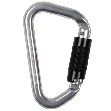 Karabiner autamata reteszes aszimmetrikus aluminium