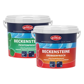 Eilfix | BIO BECKENSTEINE Erdbeer Piszoár illatkocka 1KG
