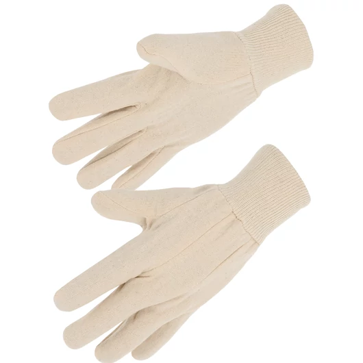 Jersey Pamut kesztyű kötött csuklóval