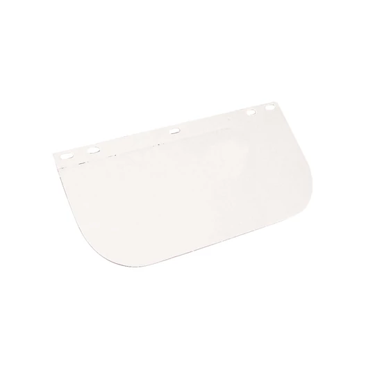 Large clear polycarbonate spare visor for EVA805. (395 x 200 mm).