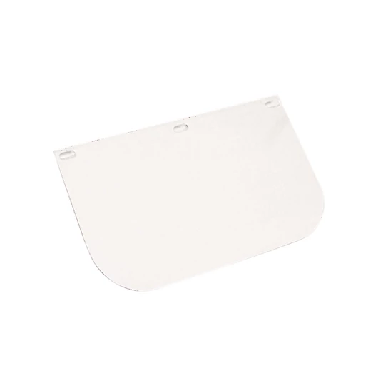 Clear polycarbonate spare visor for EVA805. (305 x 190 mm).
