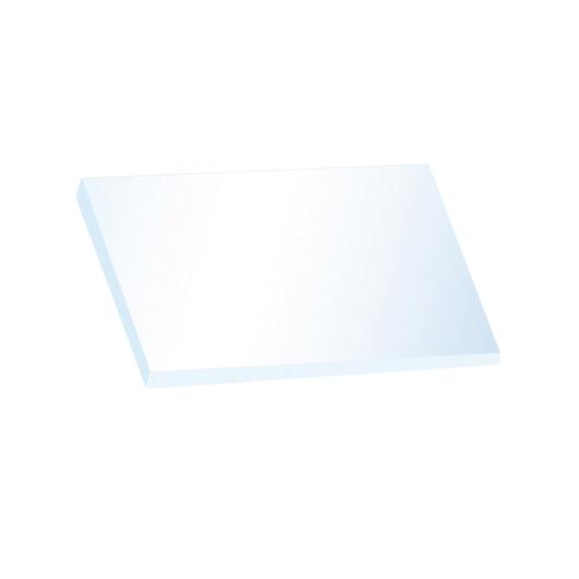 Clear mineral glass lens