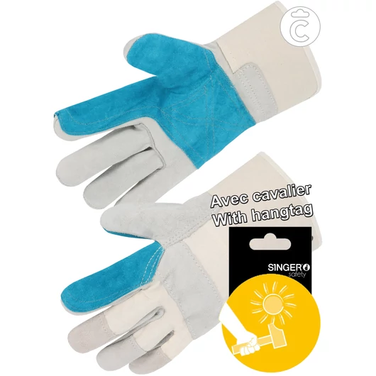 Szavasmarha hasított erősített börkesztyű