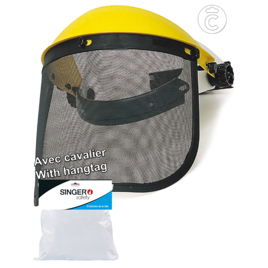 Protective face shield. Mesh visor (305x 195 mm).