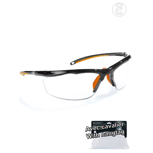 Safety spectacles. Ultra thin and light.24 g ! Clear lenses.