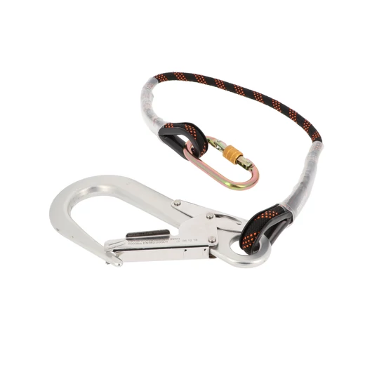 Fonott mindkét oldalon ragasztott kötél nagyra nyitható csatlakozóval 1M hosszú