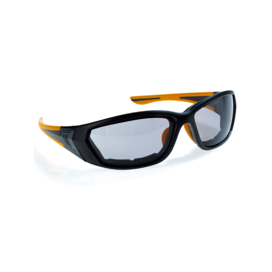 Sunglasses. Smoke lens. Shade 5-2 (EN172). With detachable foam seal.