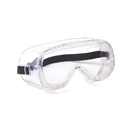 Safety google. Indirect ventilation. Clear anti-fog lens.
