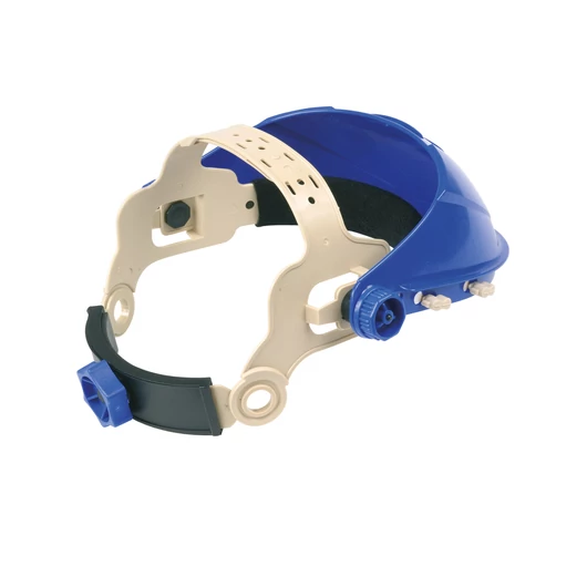 Face shield holder. Tested against the short circuit electric arc.