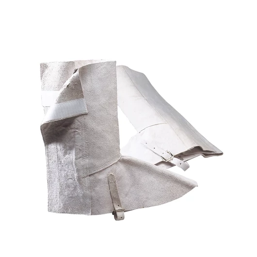 Hegesztő marhabőr lábszárvédó Aramid szállal varva