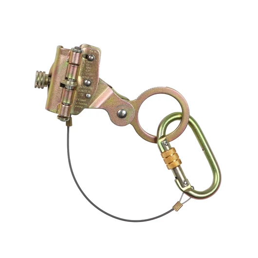 Könnyű és kompakt vezetett típusú zuhanásgátló, 12-14 mm-es sodrott kötelekhez