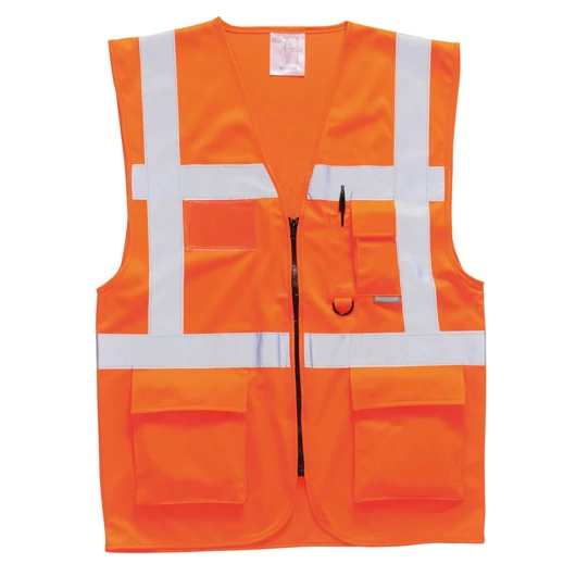 PORTWEST Vezetői mellény fluo narancs