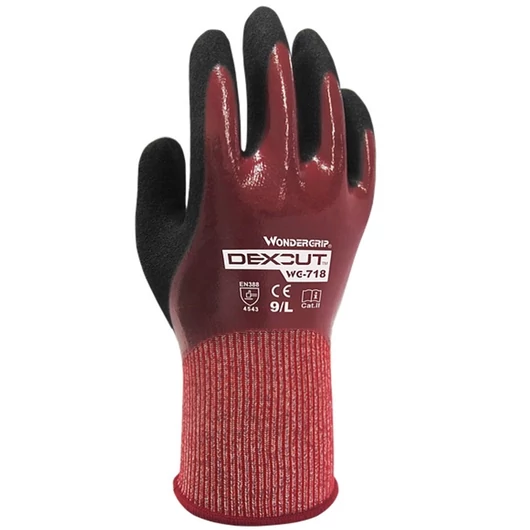 Wonder Grip Dexcut vágásbiztos, folyadékbiztos kesztyű