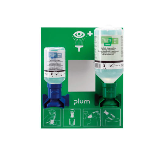 CERVA Plum Eye Wash/PH Neutral Station fali szemöblítő készlet