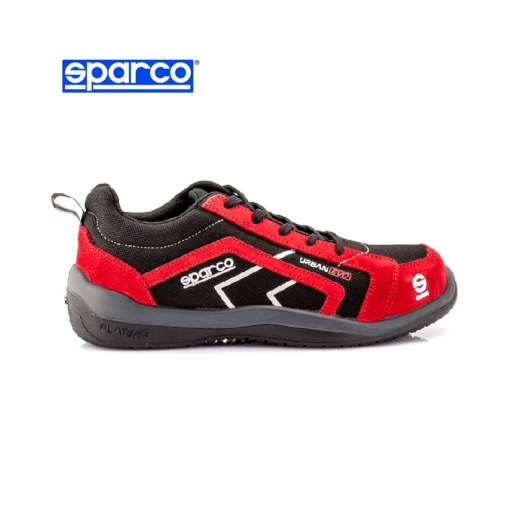 Bezpečnostné topánky Sparco Urban Evo S3 (čierno-červená)