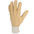 Obraz 3/3 - All soft beige cow grain leather glove.Elasticated wrist with vein patch.