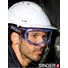 Imagine 3/3 - Safety goggle. Clear lens. Enhanced peripheral vision.