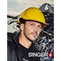 Obraz 2/3 - A.B.S vented safety helmet. 8 points. Ratchet easy adjustment.