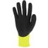 Obraz 3/4 - Latex glove. High-visibility polyester liner. Open back. 15 gauge.