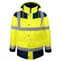 Kép 3/5 - Jólláthatósági Parka kabát 180gm/m2 polieszter béléssel HV sárga