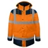 Kép 3/4 - Jólláthatósági Parka kabát 180gm/m2 polieszter béléssel HV narancssárga