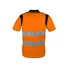 Kép 4/4 - Jólláthatósági galléros póló HV narancs-kék