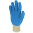 Kép 2/3 - Vágásbiztos "E típus" hőálló tenyérben mártott kesztyű sárga/kék