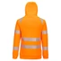 Kép 2/2 - Portwest | DX4 Hi-Vis 1/4 zippzáras kapucnis pulóver