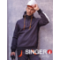 Picture 2/6 -SINGER  |  Black sweatshirt 350 gsm. Warm, very flexible, comfortable and aesthetic.