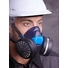 Picture 2/2 -SINGER | Half-mask. Silicone. Twin filter. DM756S
