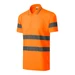 Rimeck HV RUNWAY High Visibility Unisex Collared T-shirt 